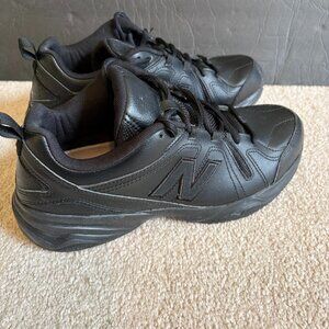 New Balance 608 Women's Cross Training Walking Shoes Size 10.5B Black Leather